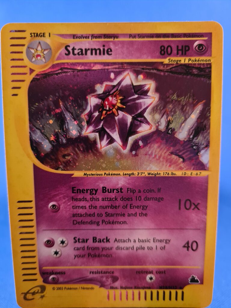 Starmie popular H28/H32 Skyridge