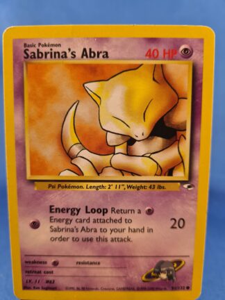 Sabrina's Abra 91/132 - Gym Heroes