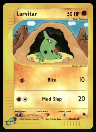 Larvitar 116/165 - Expedition Base Set (Reverse Holo)