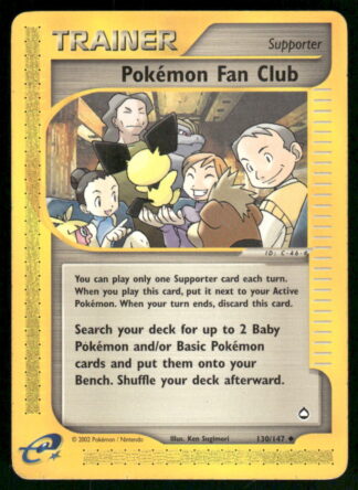 Pokémon Fan Club 130/147 - Aquapolis