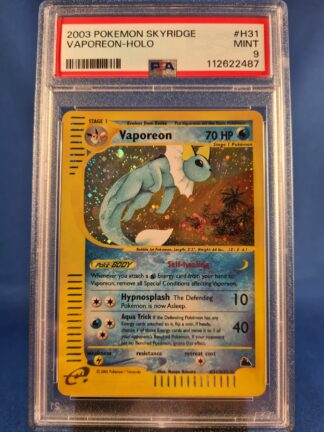 Vaporeon H31/144 - Skyridge (PSA 9)