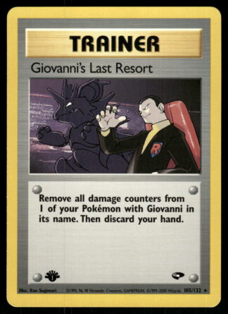 Giovanni's Last Resort 105/132 - Gym Challenge (1st edition)