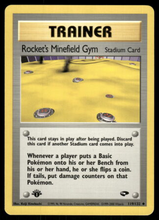 Rocket's Minefield Gym 119/132 - Gym Challenge (1st edition)