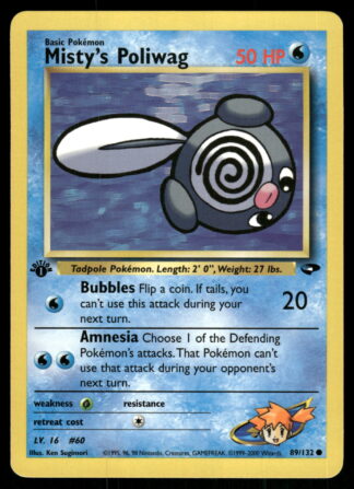 Misty's Poliwag 89/132 - Gym Challenge (1st edition)