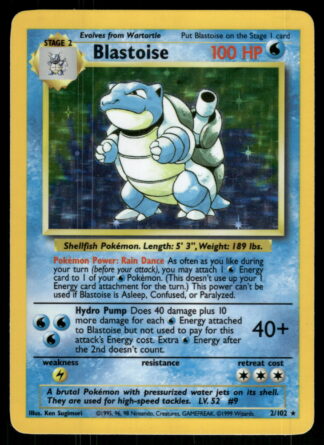 Blastoise 2/102 - Base (EX)