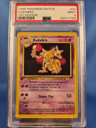 Kadabra 32/102 - Base (1st edition) (PSA 9) (NL)