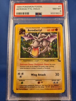 Aerodactyl 1/62 - Fossil (PSA 8)