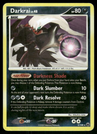 Darkrai 3/100 - Majestic Dawn (Reverse Holo)