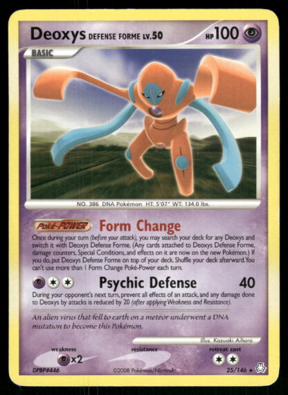 Deoxys Defense Forme 25/146 - Legends Awakened