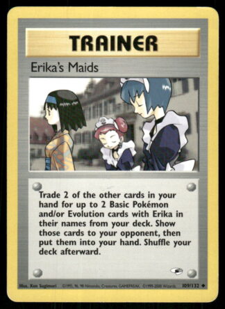 Erika's Maids 109/132 - Gym Heroes (EX)