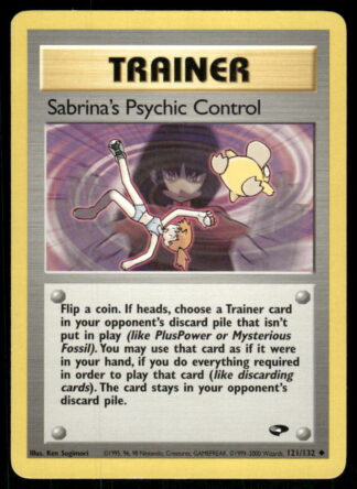 Sabrina's Psychic Control 121/132 - Gym Challenge (EX)