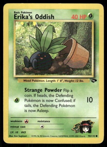 Erika's Oddish 70/132 - Gym Challenge (NM)