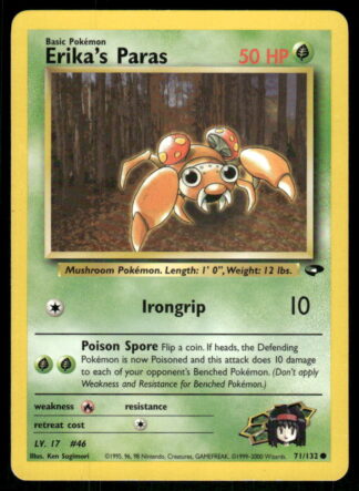 Erika's Paras 71/132 - Gym Challenge (NM)