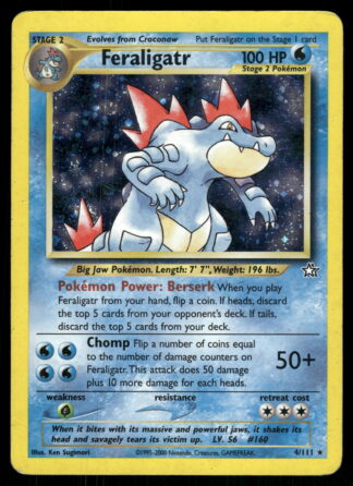Feraligatr 4/111 - Neo Genesis (Good)