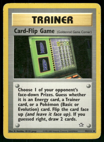 Card-Flip Game 92/111 - Neo Genesis (Good)