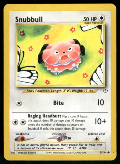Snubbull 55/64 - Neo Revelation (NM)