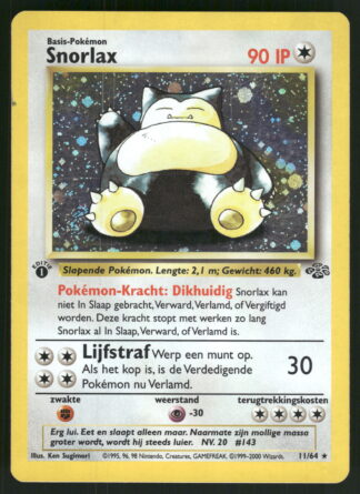 Snorlax 11/64 - Jungle (1st edition) (NL) (NM)