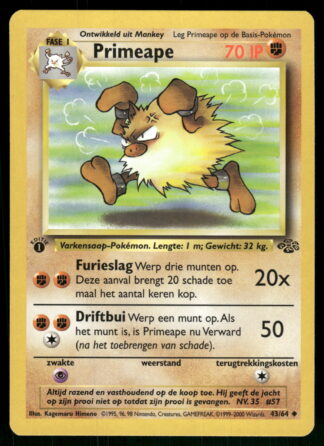 Primeape 43/64 - Jungle (1st edition) (NL) (NM)