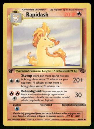 Rapidash 44/64 - Jungle (1st edition) (NL) (NM)