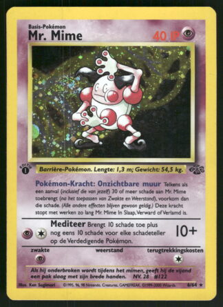 Mr. Mime 6/64 - Jungle (1st edition) (NL) (NM)