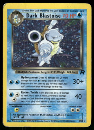 Dark Blastoise 3/82 - Team Rocket (Good)