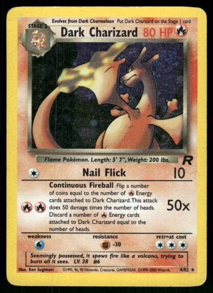 Dark Charizard 4/82 - Team Rocket (Good)