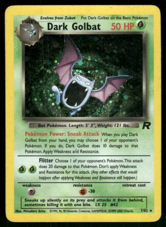 Dark Golbat 7/82 - Team Rocket (EX)