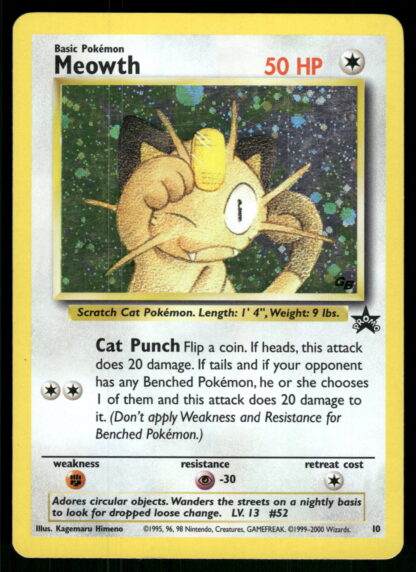 Meowth 10/53 - Wizards Black Star Promos (NM)