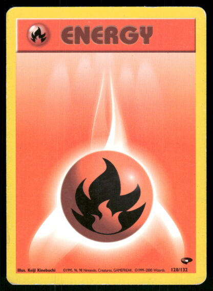 Fire Energy 128/132 - Gym Challenge (EX)