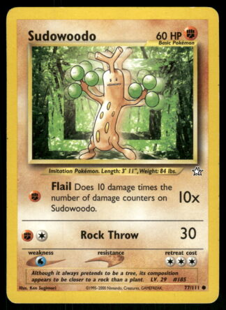 Sudowoodo 77/111 - Neo Genesis (EX)