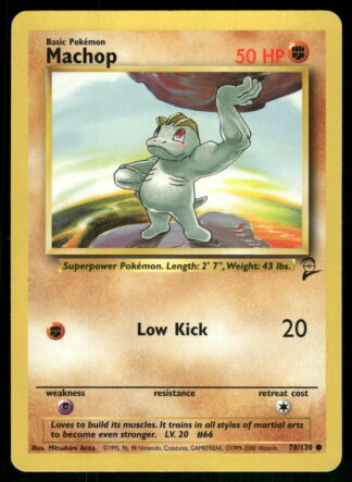 Machop 78/130 - Base Set 2 (NM)