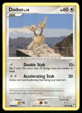 Doduo 80/123 - Mysterious Treasures (NM)