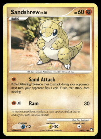Sandshrew 96/123 - Mysterious Treasures (Good)