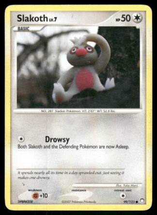 Slakoth 99/123 - Mysterious Treasures (Good)