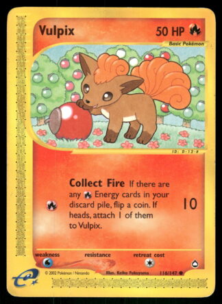 Vulpix 116/147 - Aquapolis (NM)