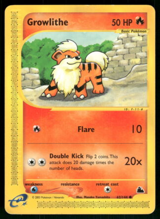 Growlithe 62/144 - Skyridge (NM)