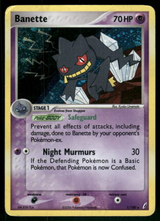 Banette 1/100 - Crystal Guardians (Good)