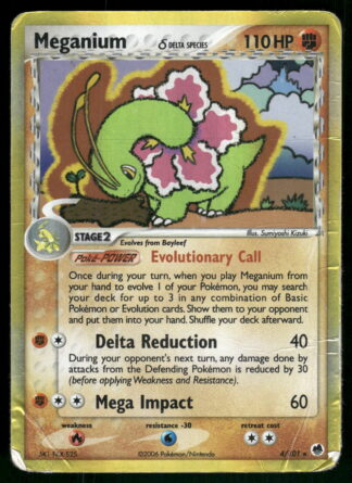 Meganium δ 4/101 - Dragon Frontiers (Poor)