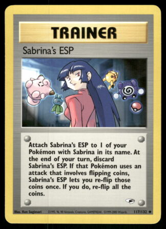 Sabrina's ESP 117/132 - Gym Heroes (NM)