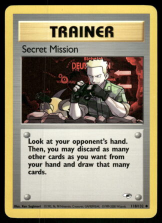 Secret Mission 118/132 - Gym Heroes (NM)