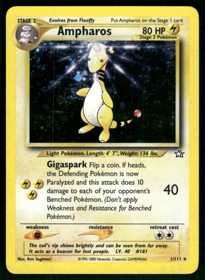 Ampharos 1/111 - Neo Genesis (EX)