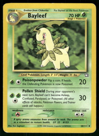 Bayleef 28/111 - Neo Genesis (EX)